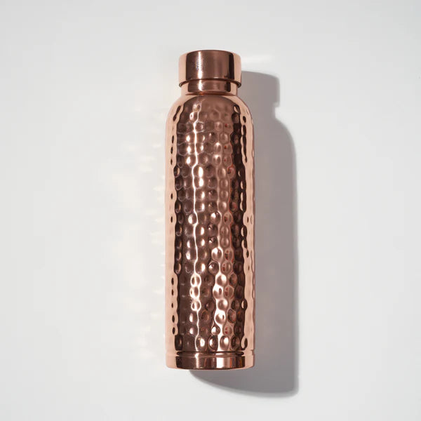 Hammered Copper Water Bottle 950ml