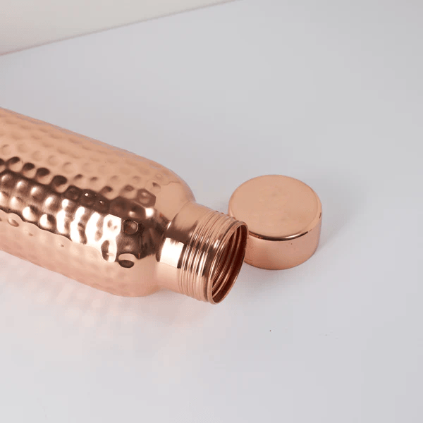 Hammered Copper Water Bottle 950ml