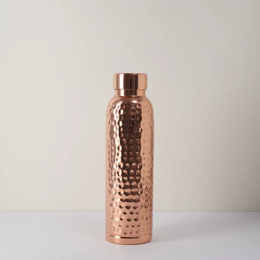 Hammered Copper Water Bottle 950ml
