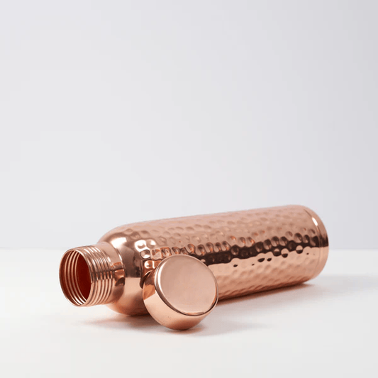 Hammered Copper Water Bottle 950ml